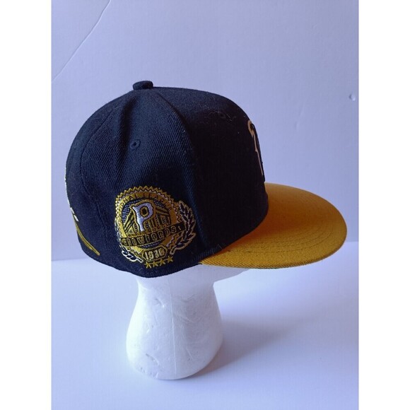 Pittsburgh Crawfords Fitted Hat 6⅞ National League Black Unisex - Picture 2 of 8